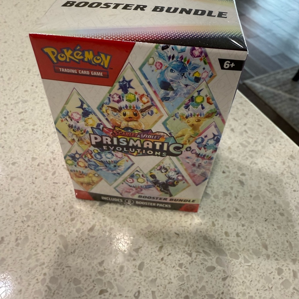 Pokémon Prismatic Evolutions Booster Bundle 6 Sealed Packs NEW Factory Sealed